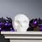 6" White Origami Skull Tabletop Figurine